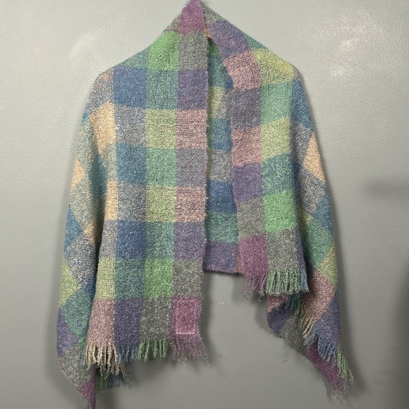 Handwoven 100% mohair made in Scotland by Andrew Stewart vintage scarf - Picture 6 of 13